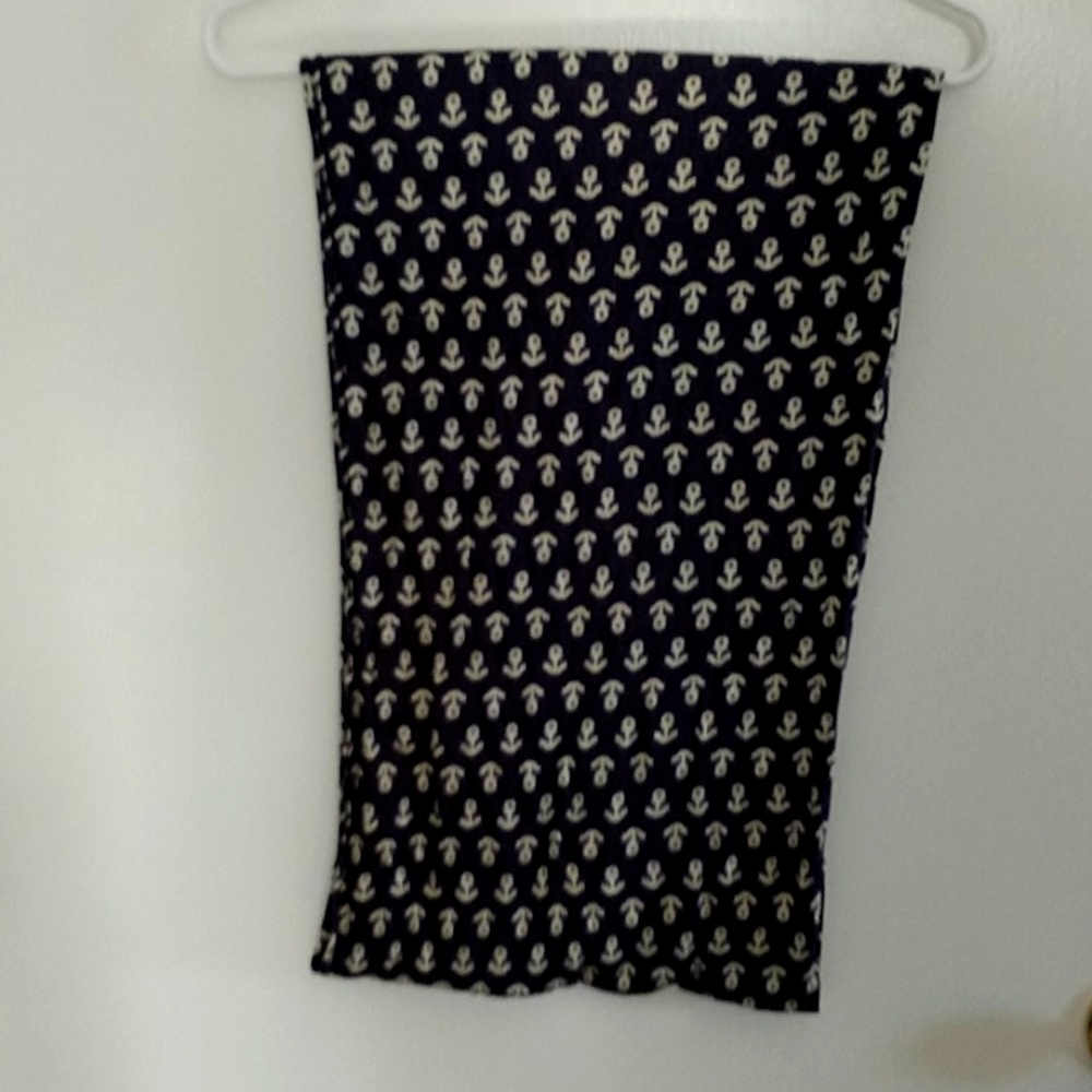 Anchor print scarf